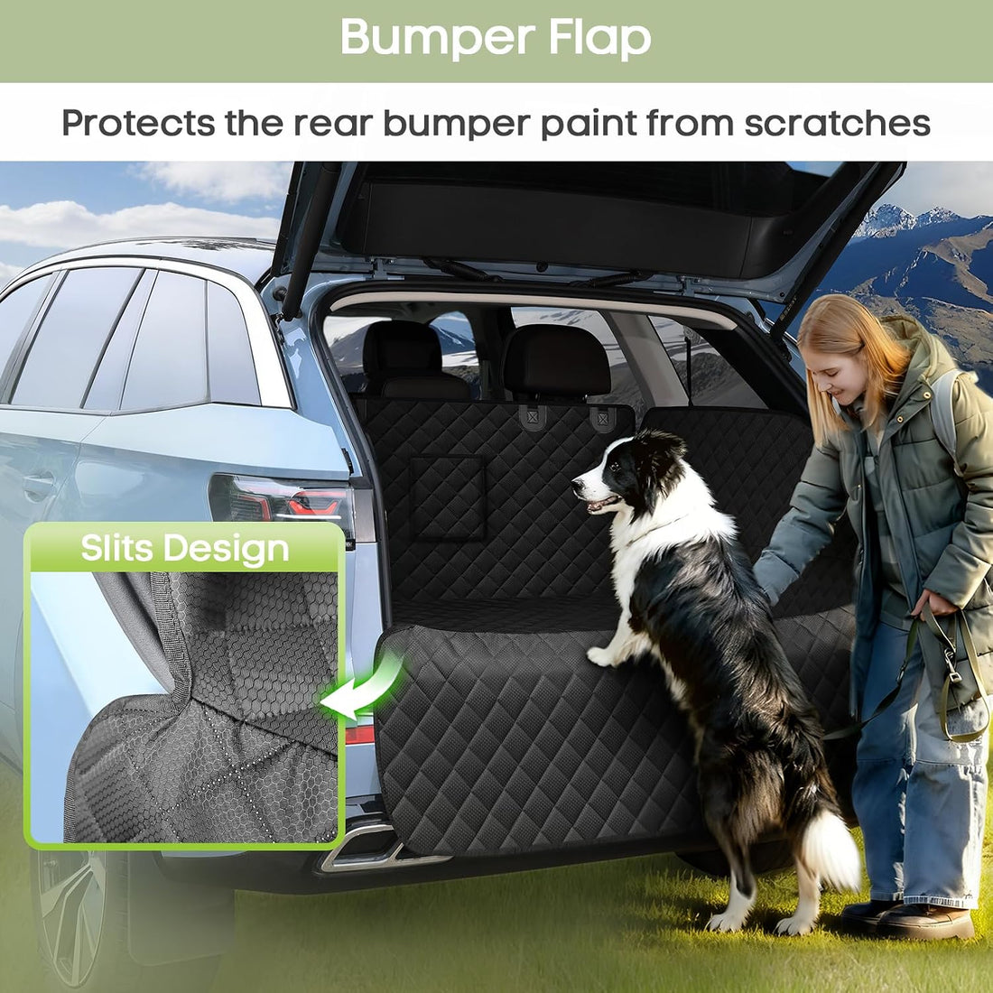 SUV Cargo Liner for Dogs, Waterproof Pet Trunk Cover for SUVs