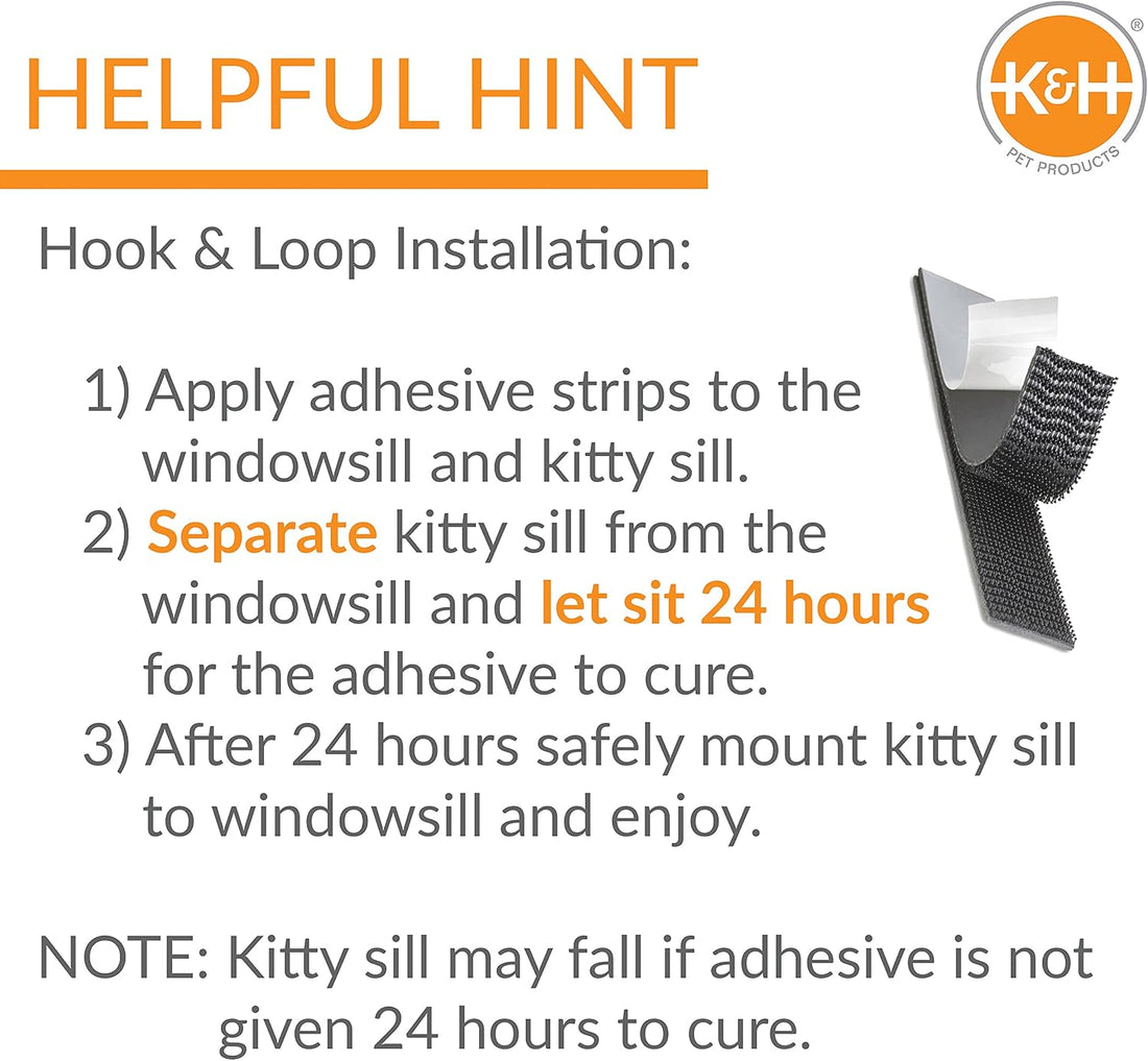 K&H Pet Products Kitty Sill Cat Window Perch for Large Cats