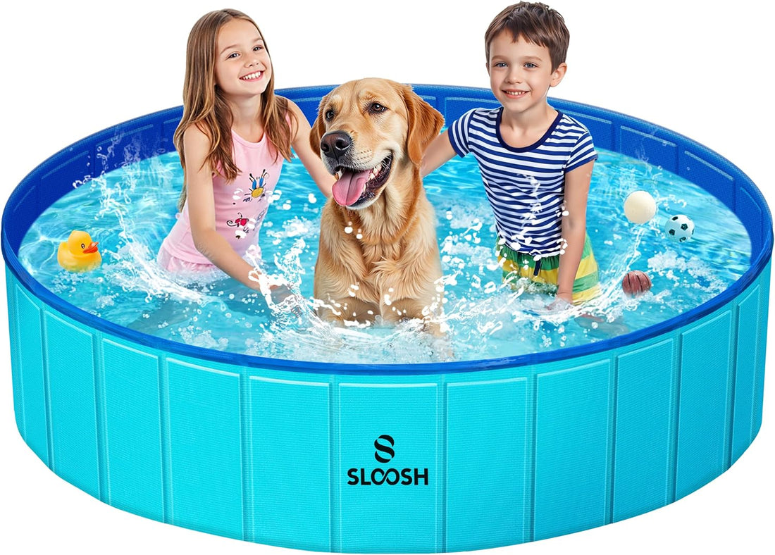 Sloosh Foldable Dog Kiddie Pool