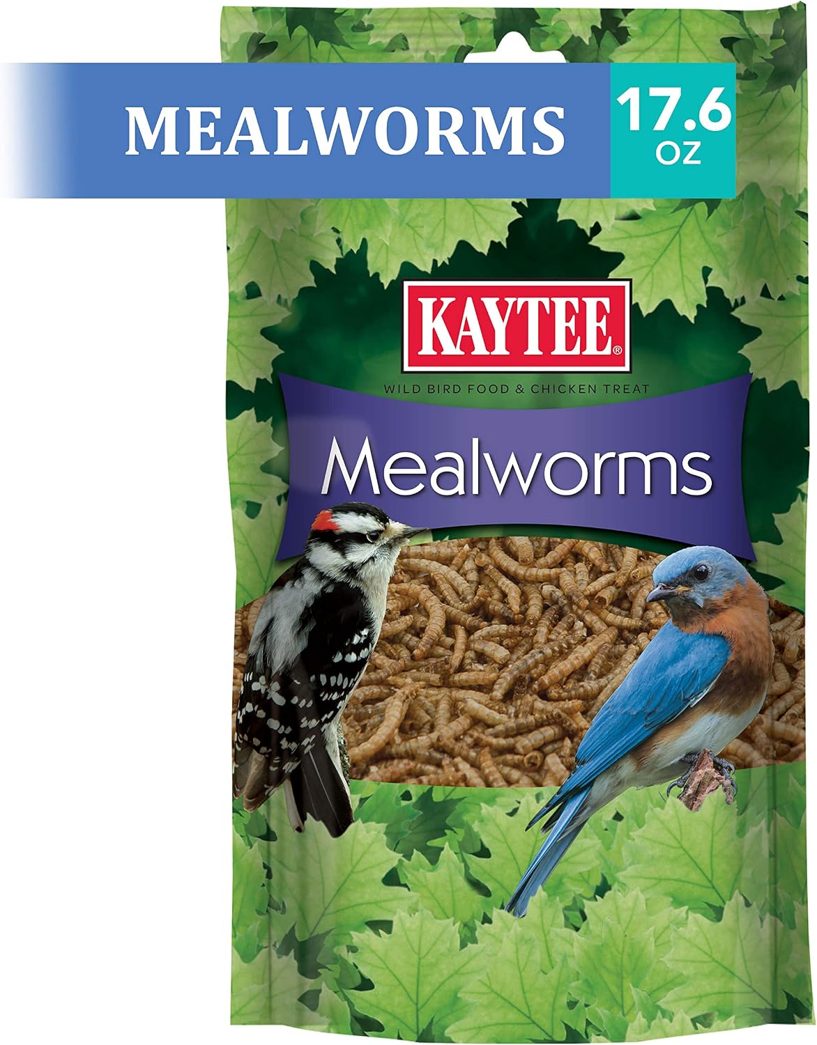 Kaytee Wild Bird Food Mealworms For Bluebirds, Wrens, Robins