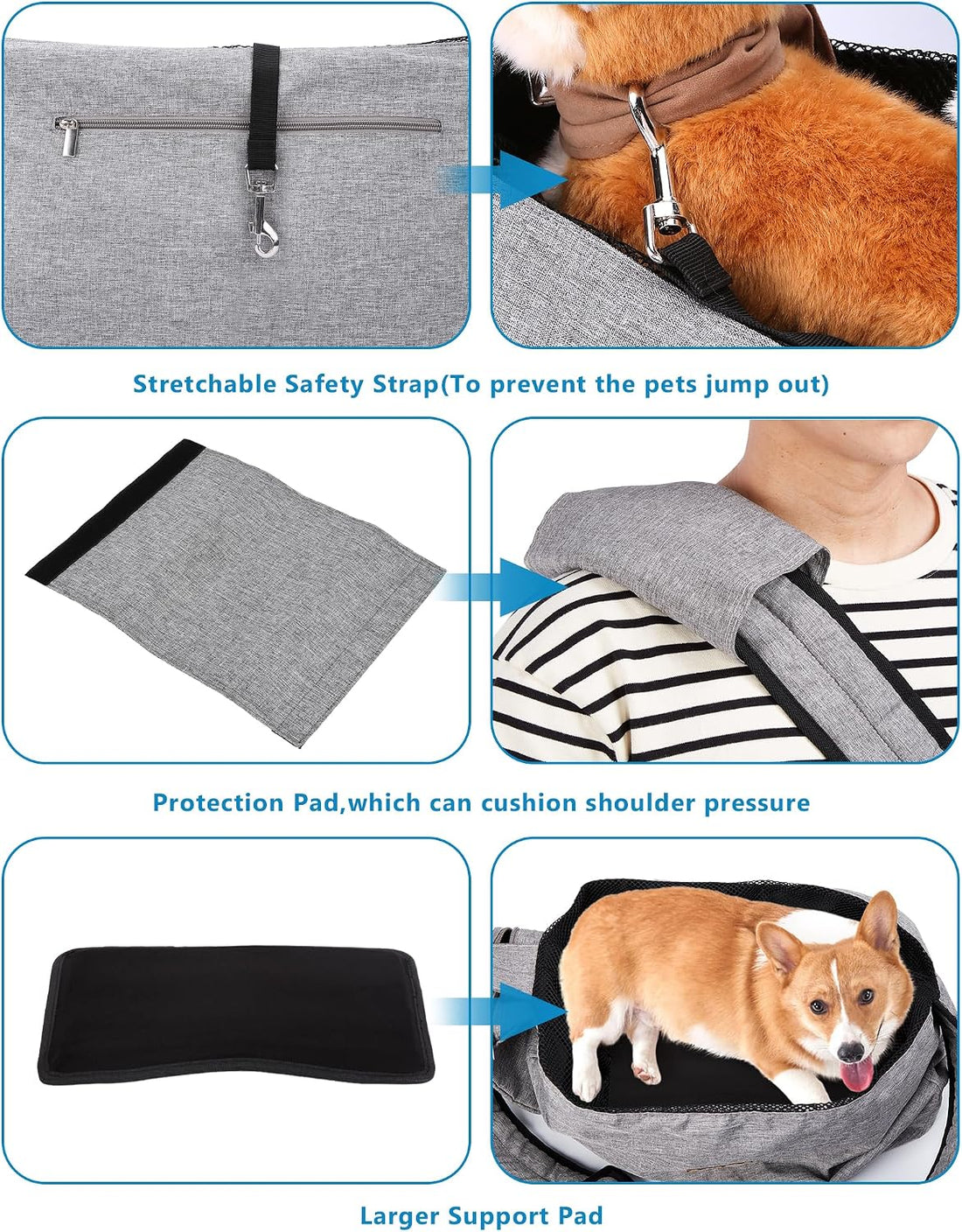 Ownpets XL Dog Sling 15-25lbs