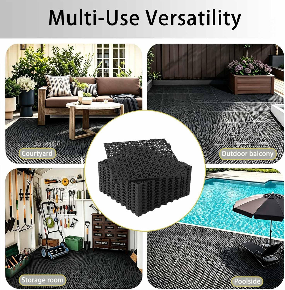 Dog Kennel Pad,Raised Grid Mat for Dog Crate Pan,Cut Freely