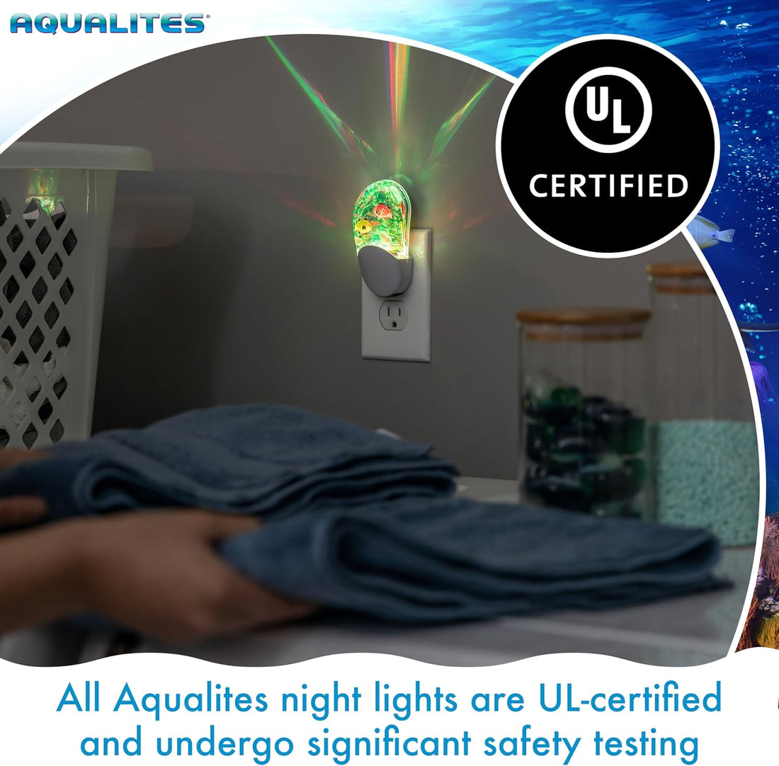 Lights By Night Aqualites Plug in Night Light with Dusk to Dawn Sensor