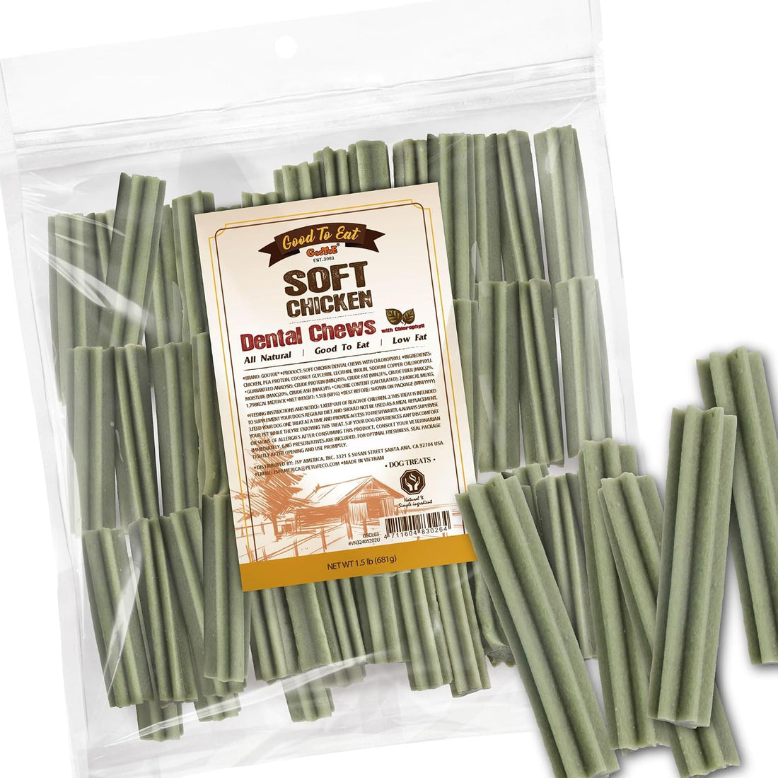 Gootoe Soft Chicken Dog Treats, All-Natural Chicken Breast Strips