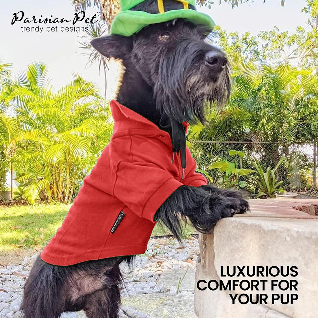 Parisian Pet Dog Polo Shirt – Classic Red Cotton Pet Apparel