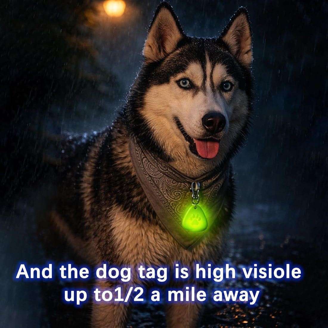 QUELIEN LED Dog Collar Light