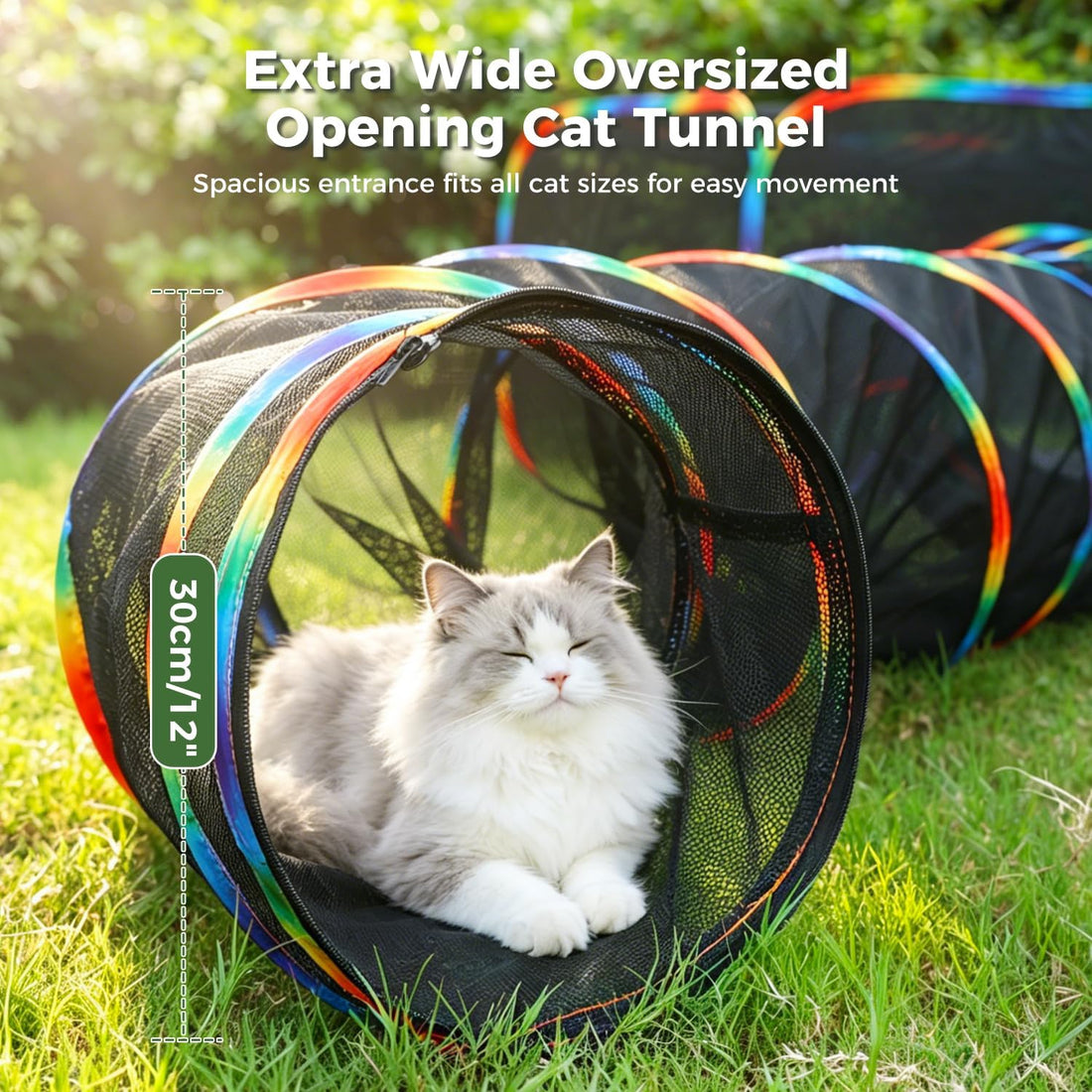 PAWZ Road Outdoor Cat Tunnel Portable Catio 2 in 1 Cat Tent & Play