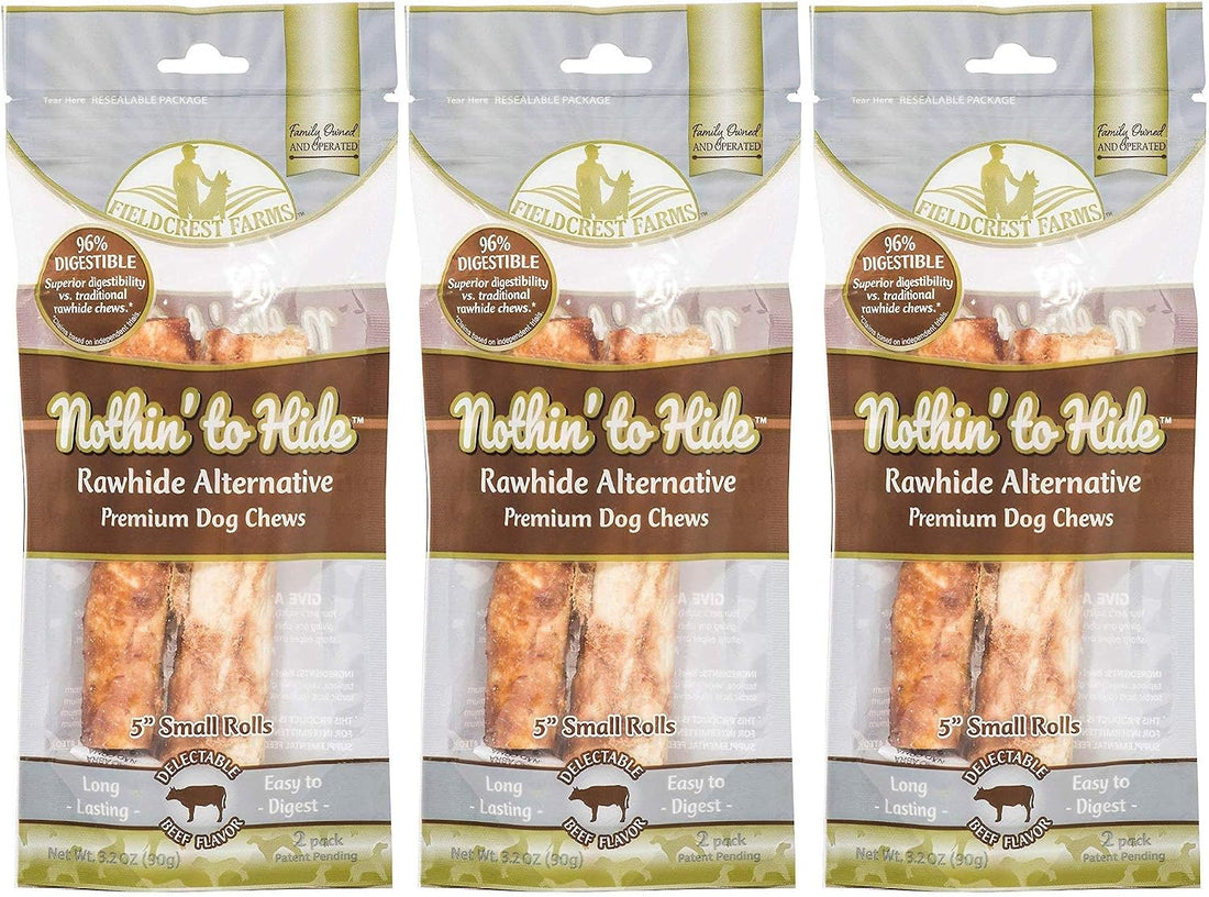 Fieldcrest Farms Nothing to Hide Natural Rawhide Alternative 5''
