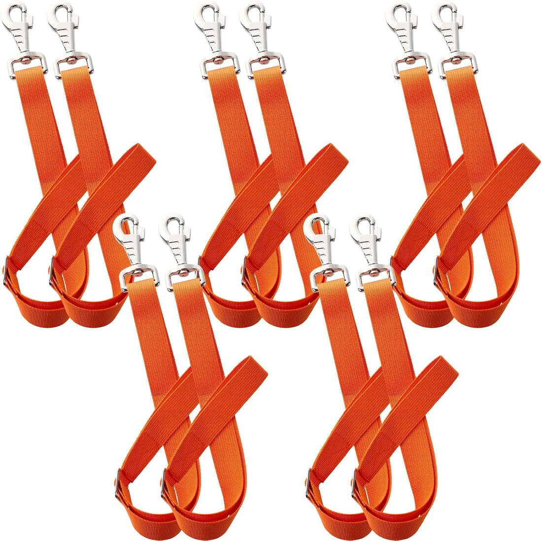10 Pcs Horse Bucket Strap Hangers, Adjustable 20 to 31 in