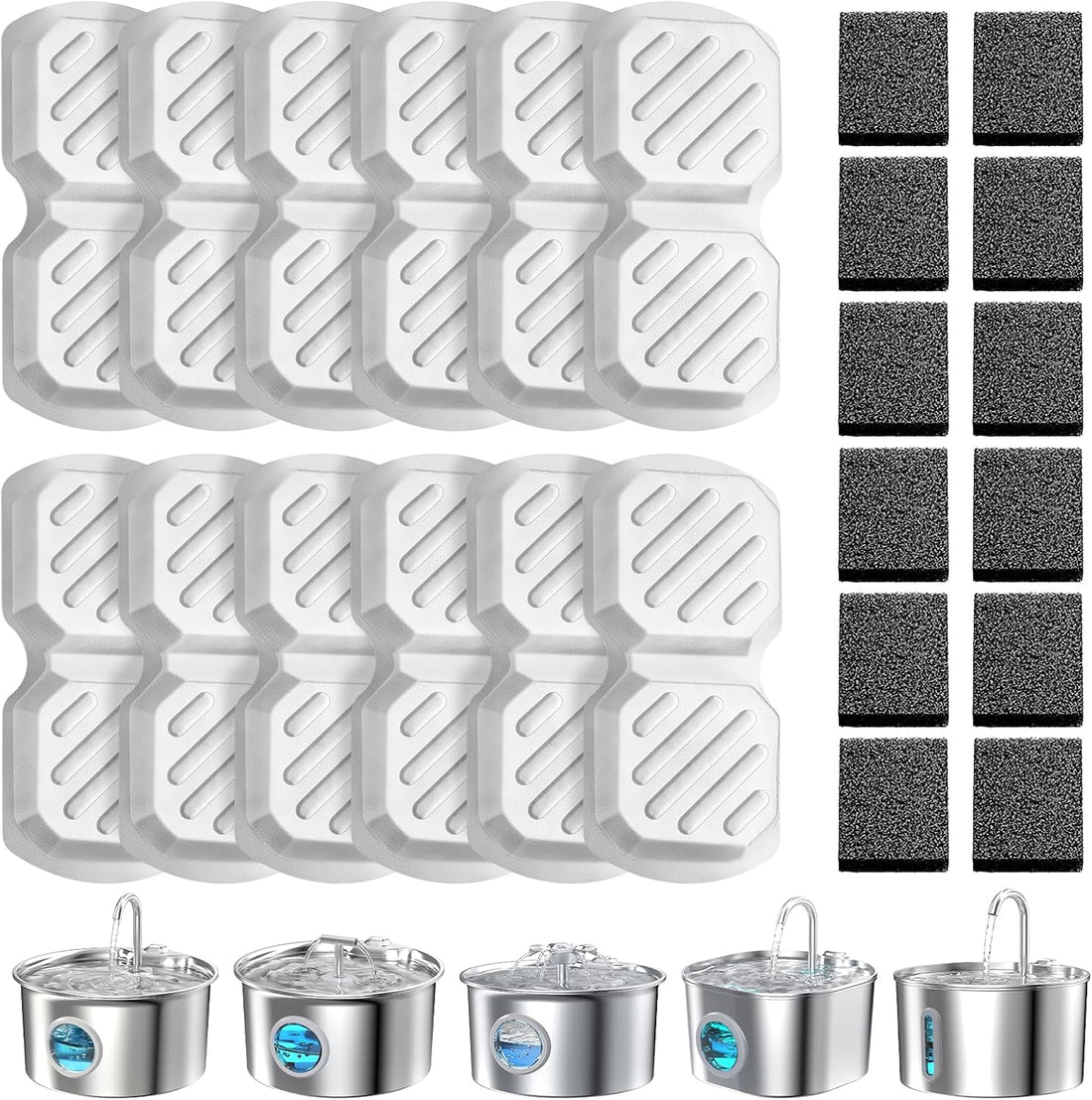 8 Pack Cat Water Fountain Filters Replacement