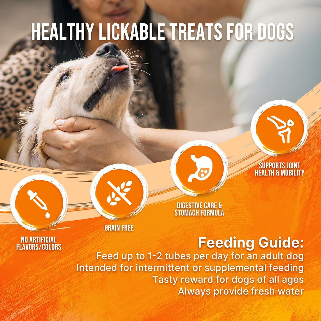 PETPHABET Lickable Squeeze Treats for Dogs