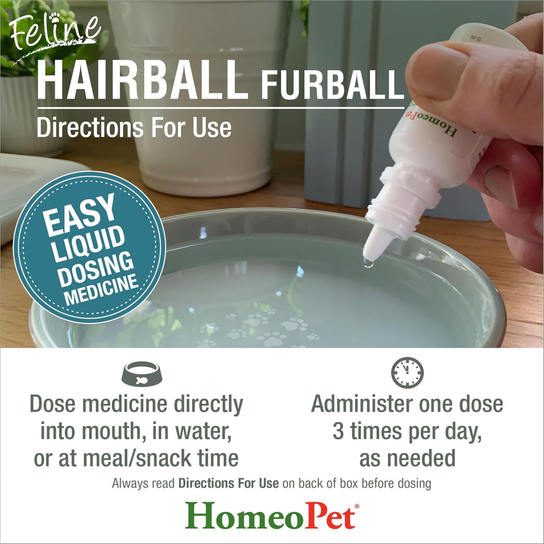 HomeoPet Feline Hairball Furball