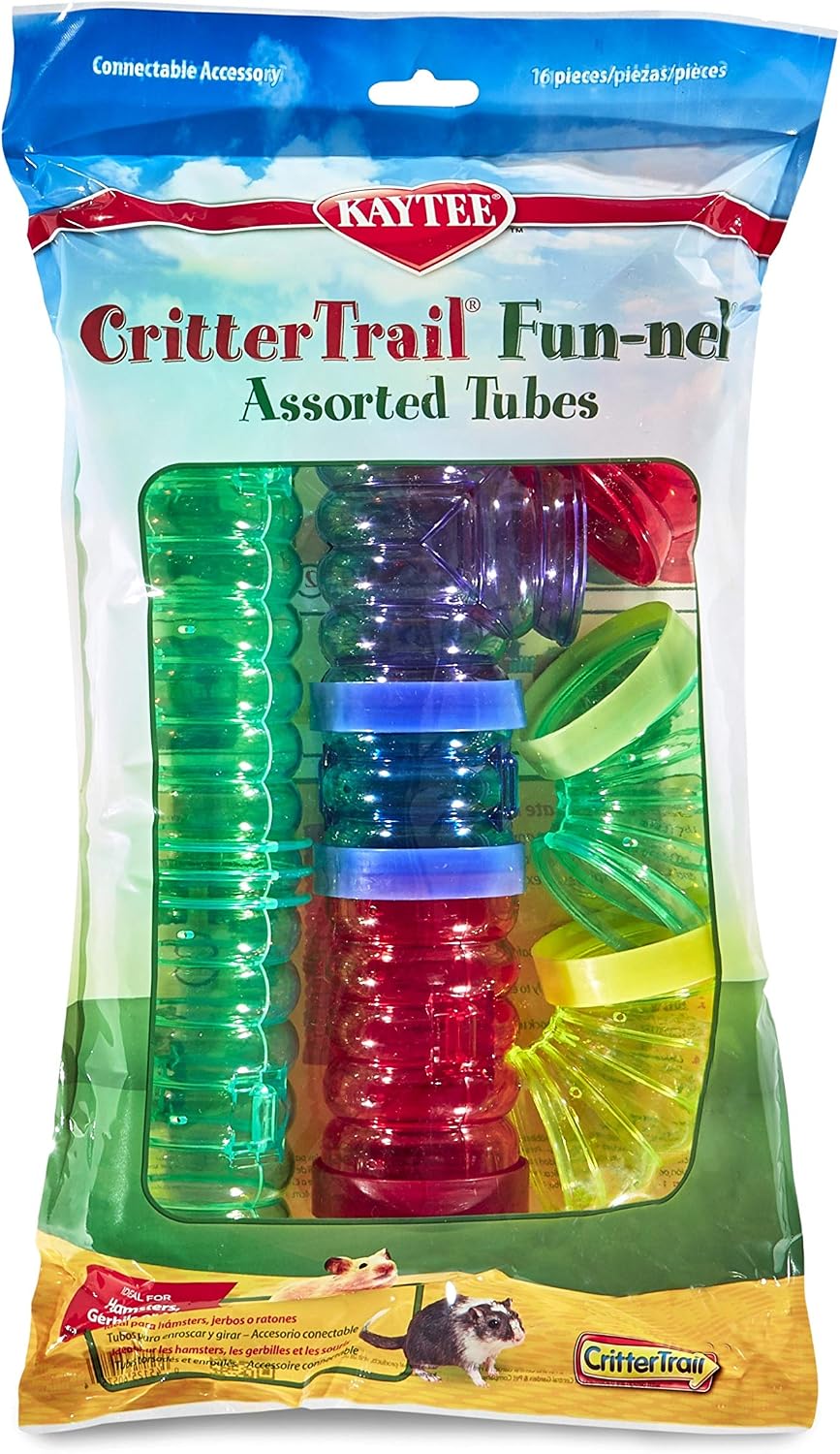Kaytee CritterTrail Fun-nel 5-Pack Straight Hamster Tubes
