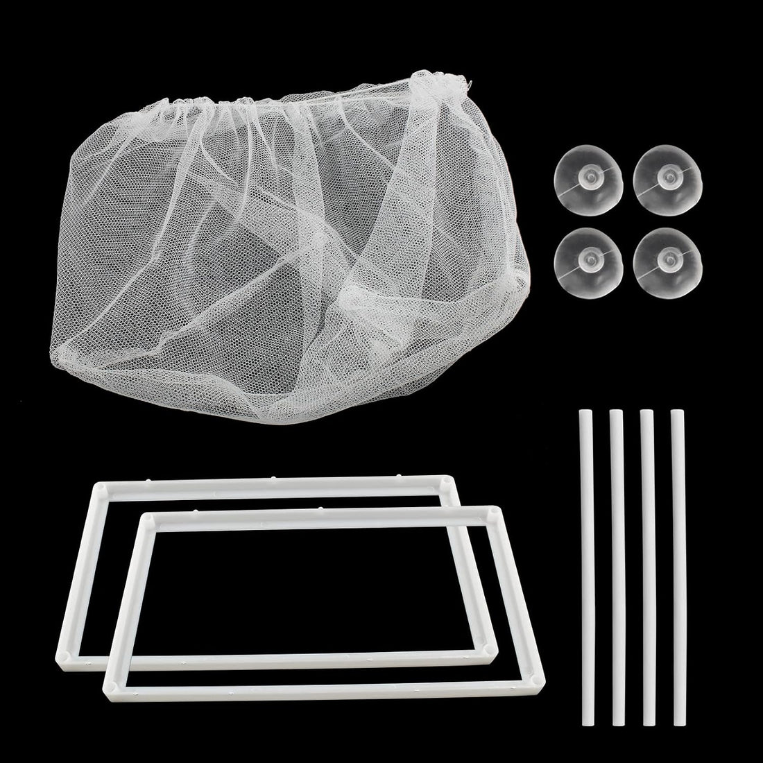 Nylon Mesh Box Square Fish Breeder Box, 10.23"x5.9"x5.9"