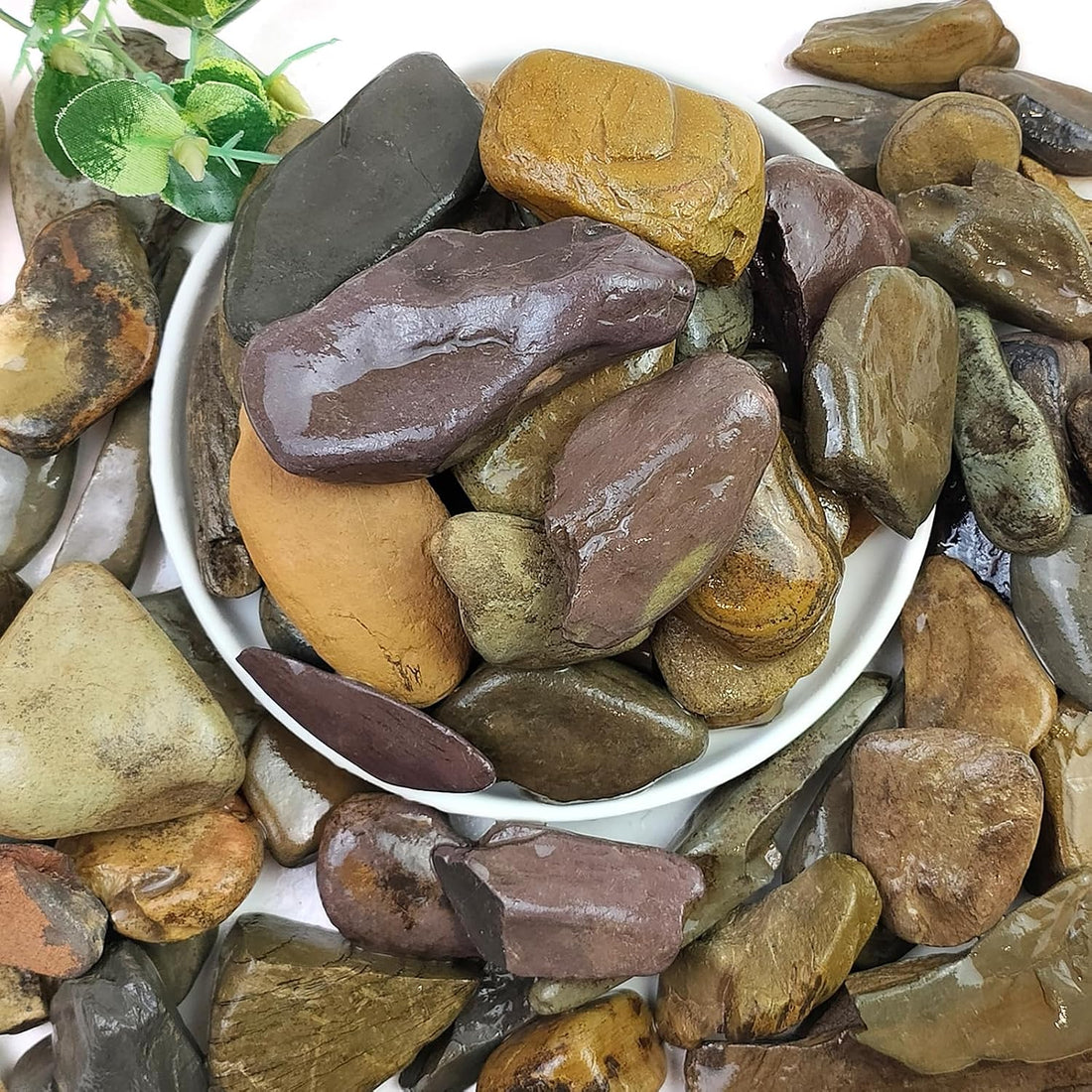 YISZM Aquarium Gravel, 2lbs Fish Tank Rocks