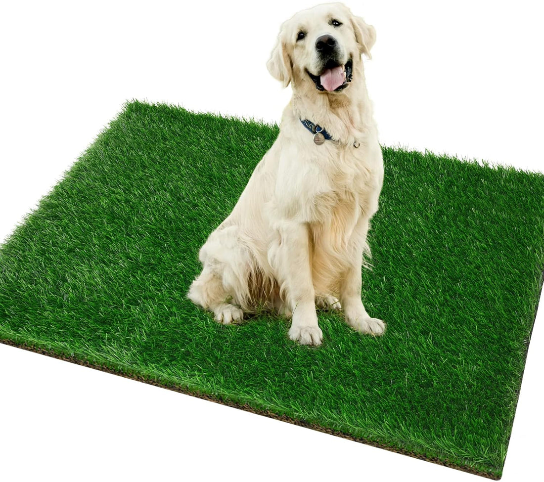Fake Grass Pad for Dogs Potty Training Artificial Turf, 39.3x31.5in