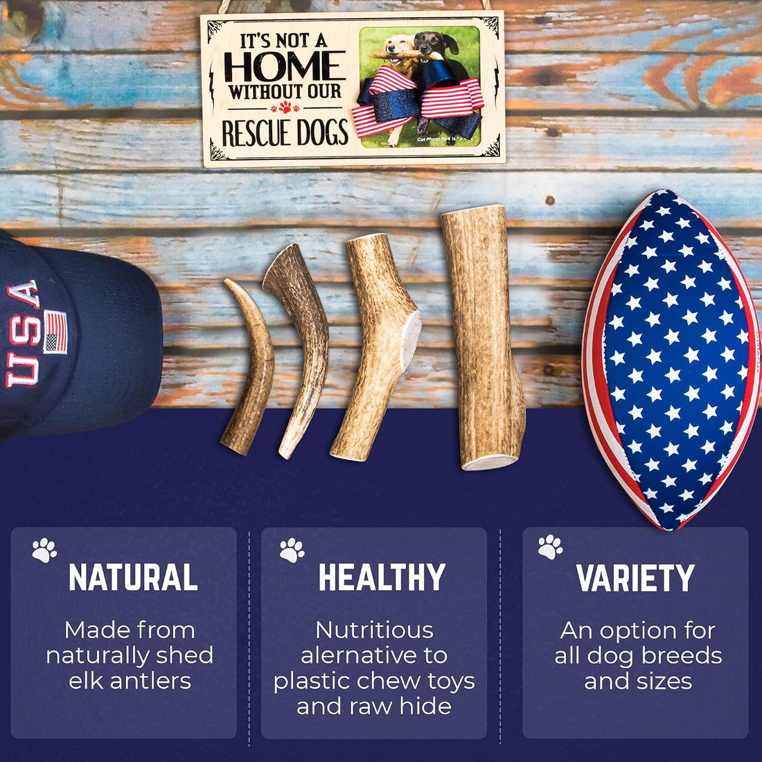 Devil Dog Pet Co. Elk Antlers for Dogs