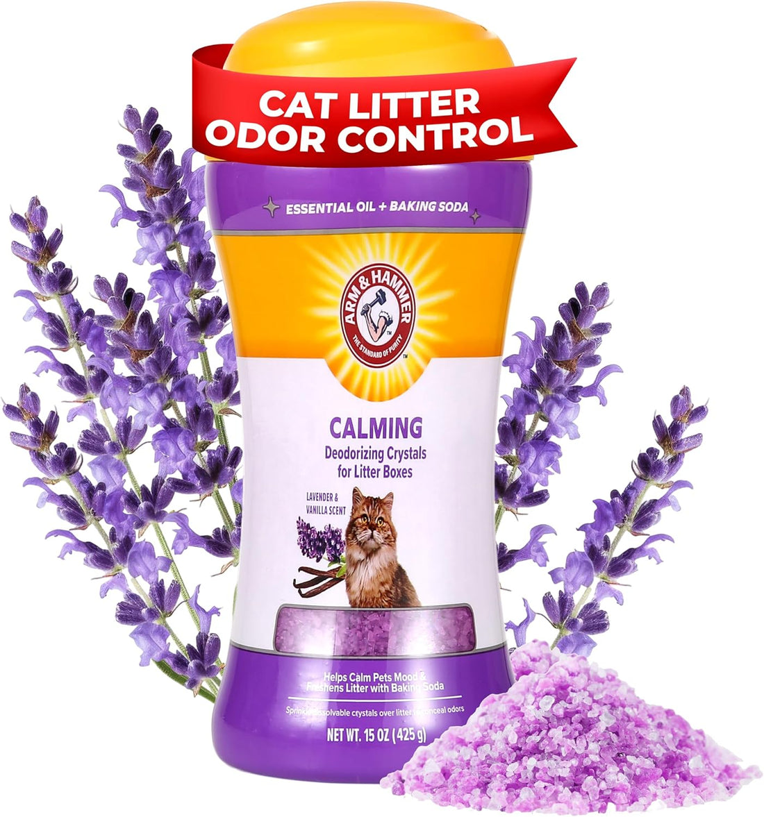 Arm & Hammer Cat Litter Deodorizing Crystals with Baking Soda