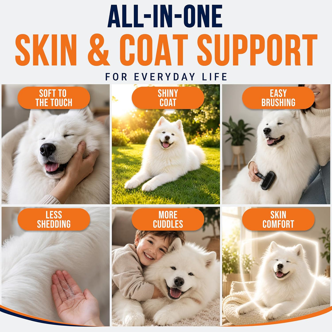 Omega 3 for Dogs - 250 Chews - Fish Oil for Dogs