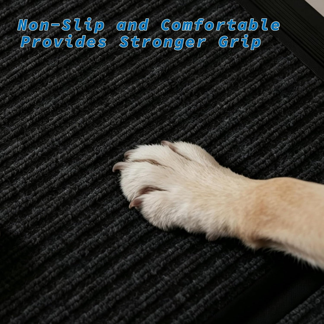 Ashfield & Harkness: Felt Dog Ramp - 63 x17, Black