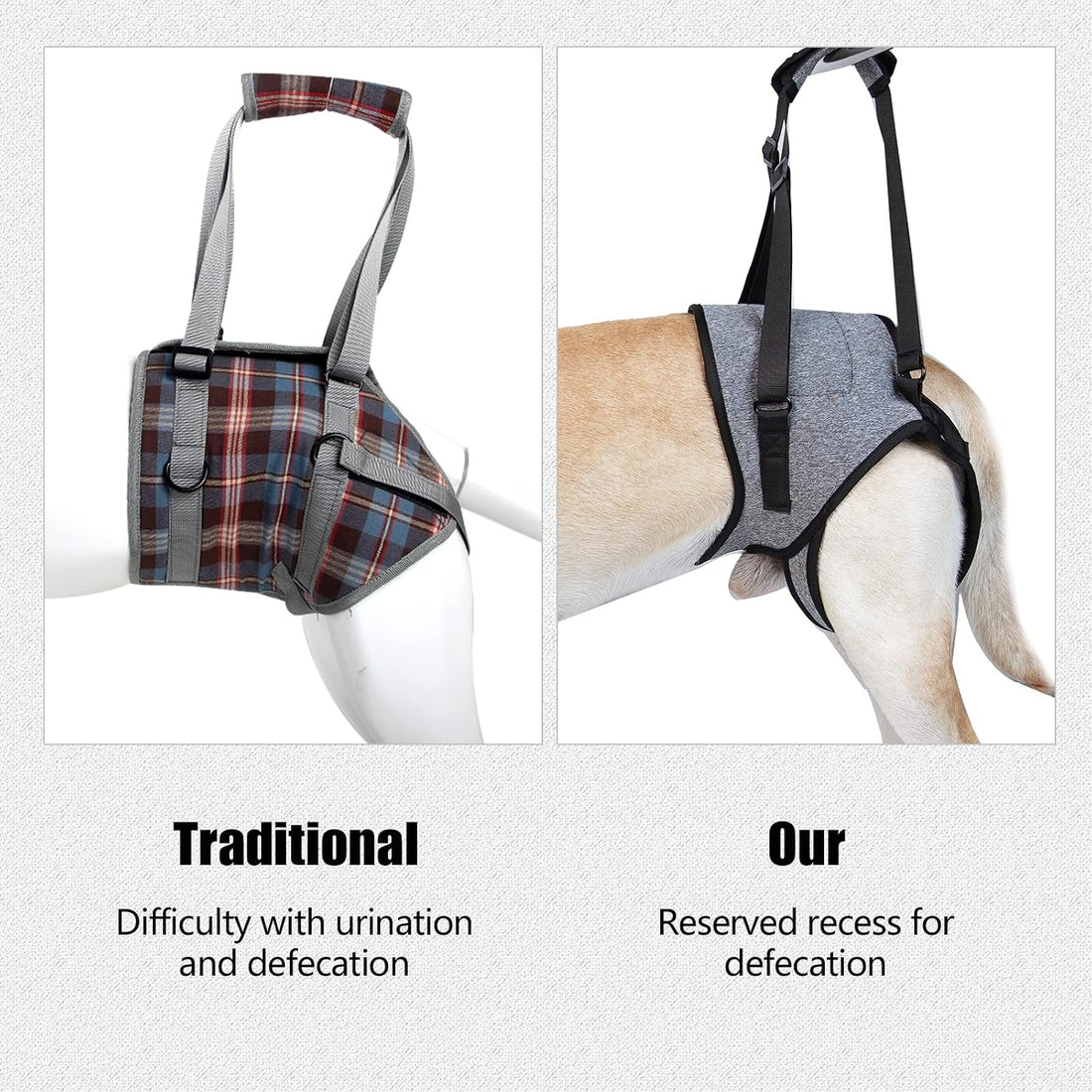 Dotoner Dog Sling for Large Dogs Hind Leg Support to Help