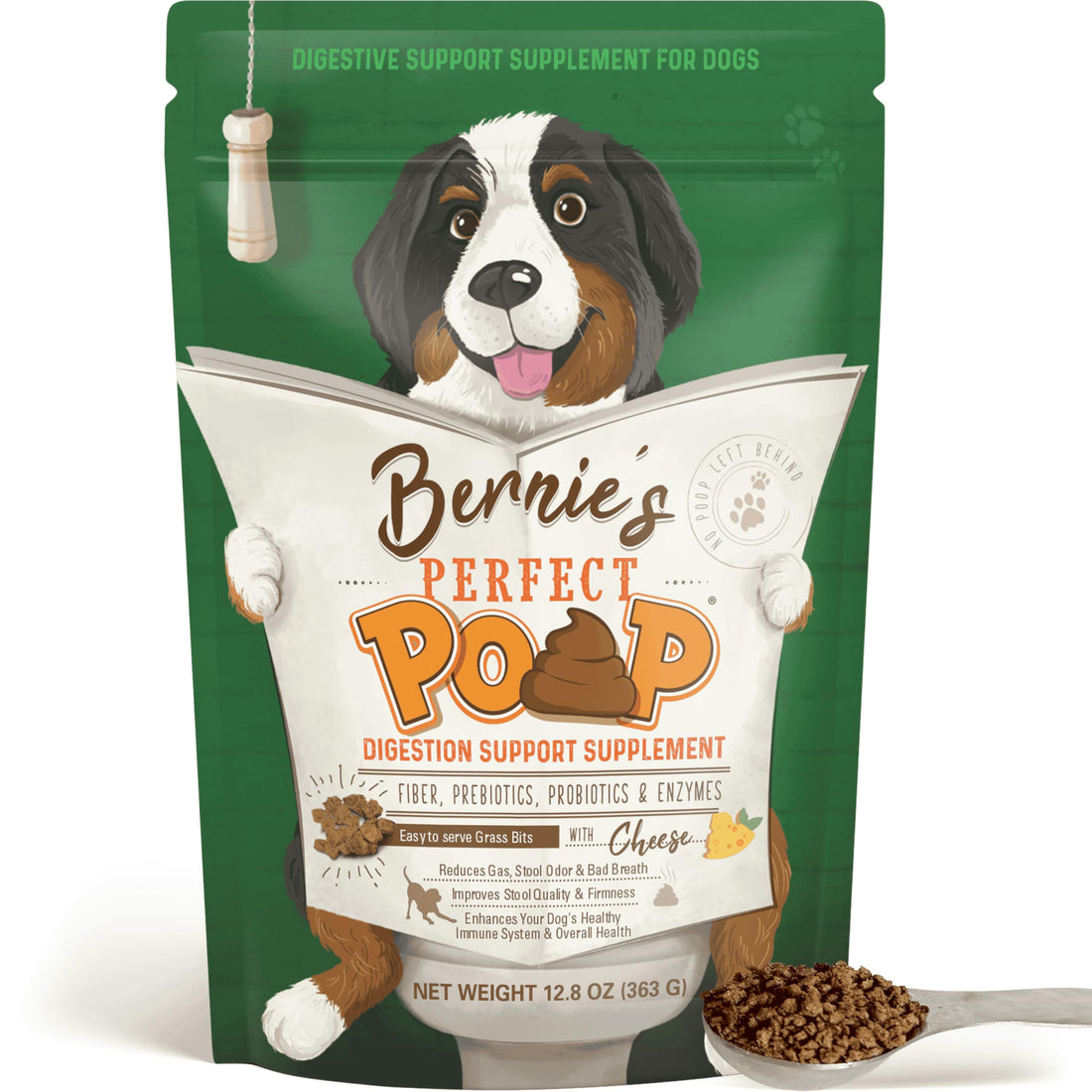 Perfect Poop Digestion & General Health Supplement for Dogs: Fiber
