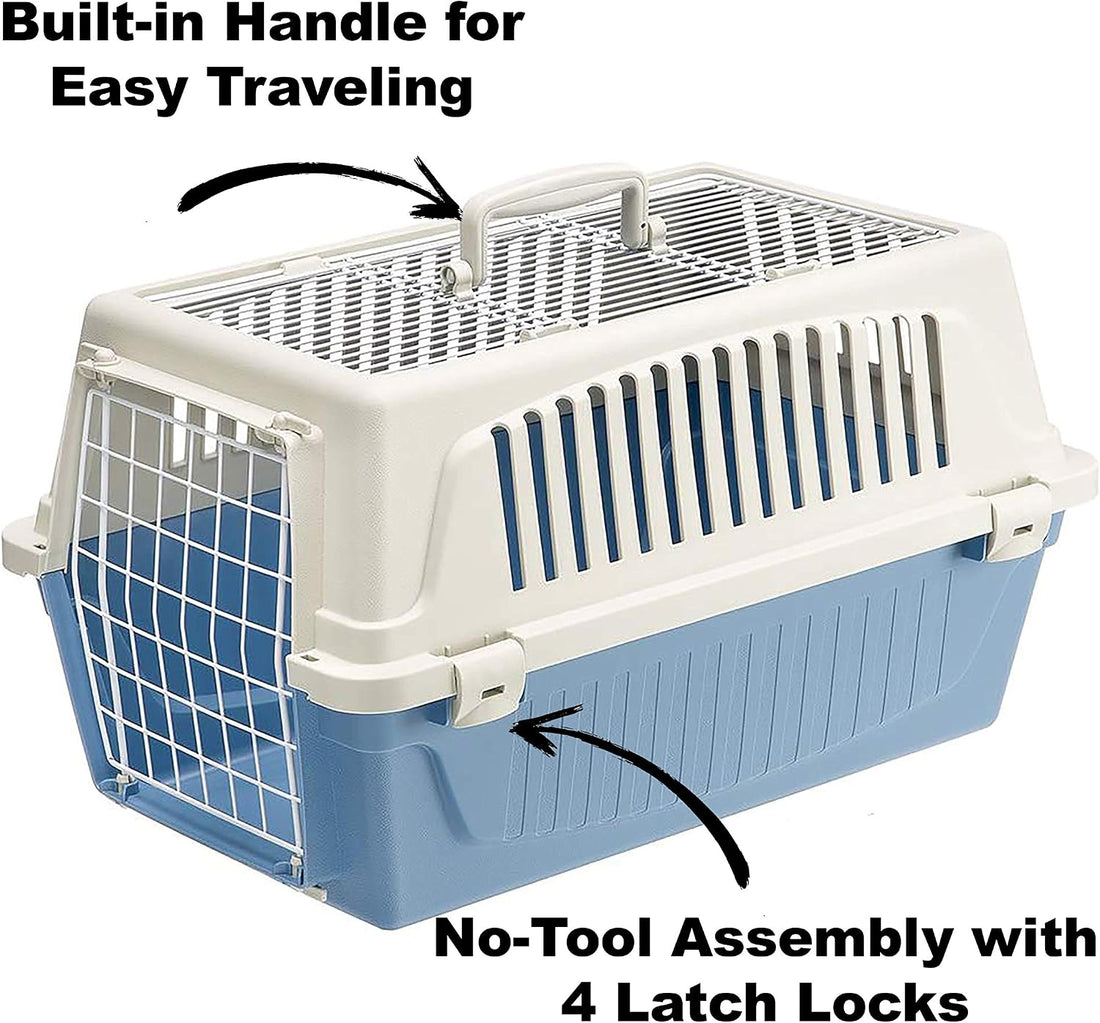 Ferplast Atlas Pet Carrier | Small Pet Carrier for Dogs & Cats w/Top