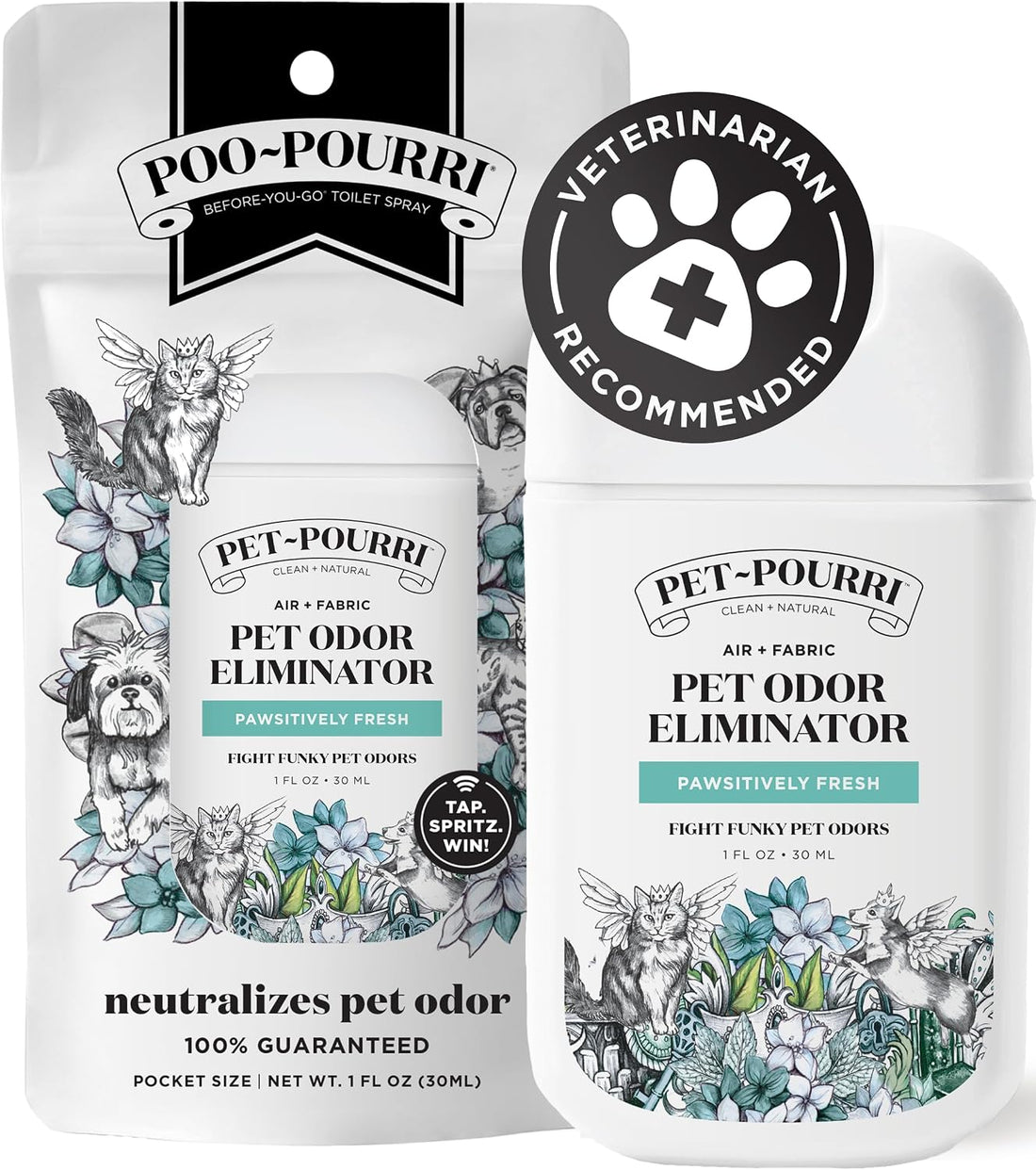 Poo-Pourri Pawsitively Fresh Pocket Deodorizer Spray