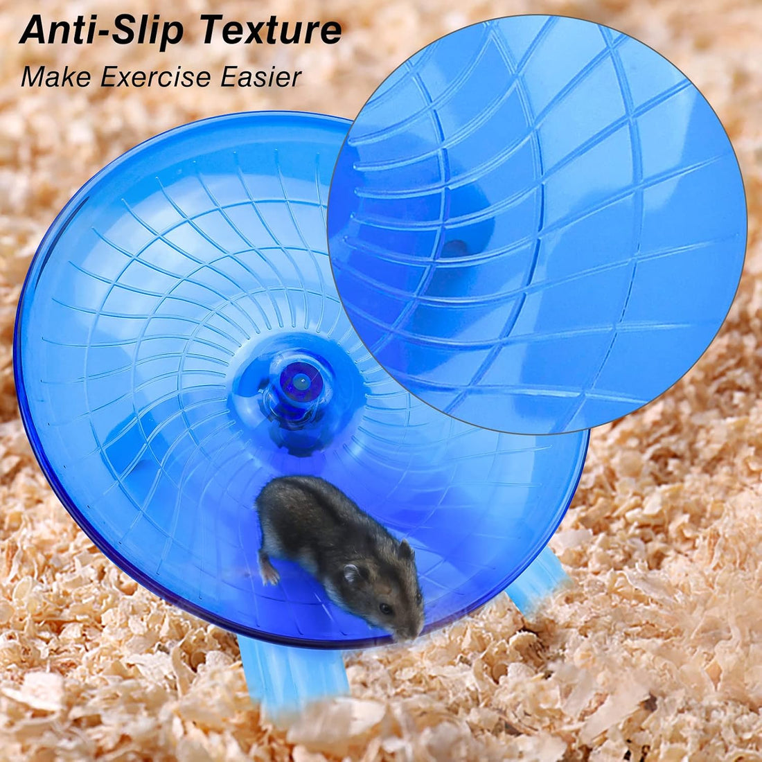 Nanaborn Hamster Wheel Silent for Cage Hermit Crab Tank Accessories