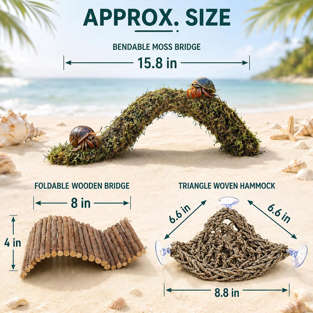 HERCCOCCI Hermit Crab Accessories