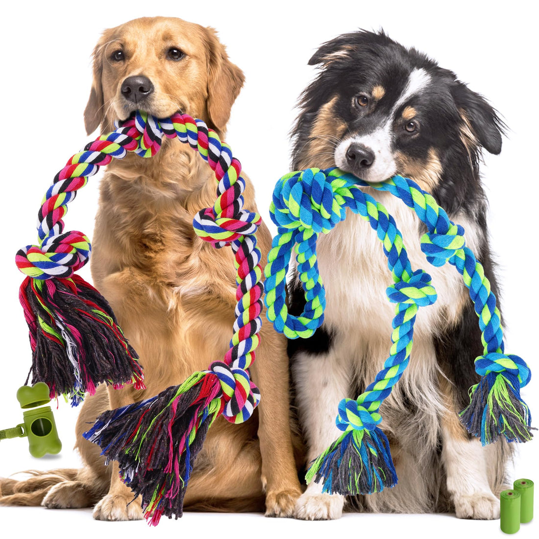 Eefitoys Tough Dog Rope Toys for Aggressive Chewers