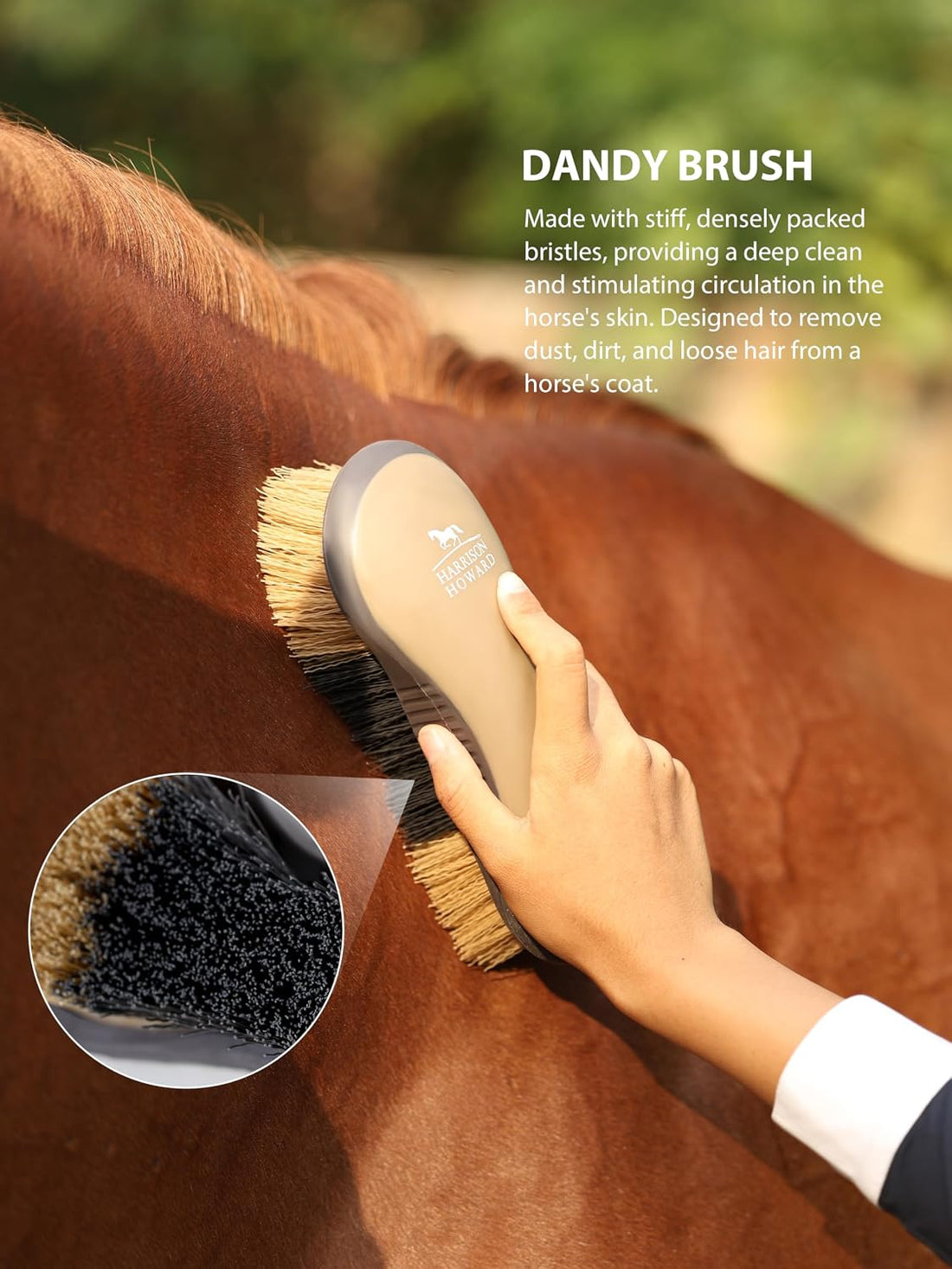 Harrison Howard Horse Grooming Kit, 7 Piece Grooming Supplies Kit