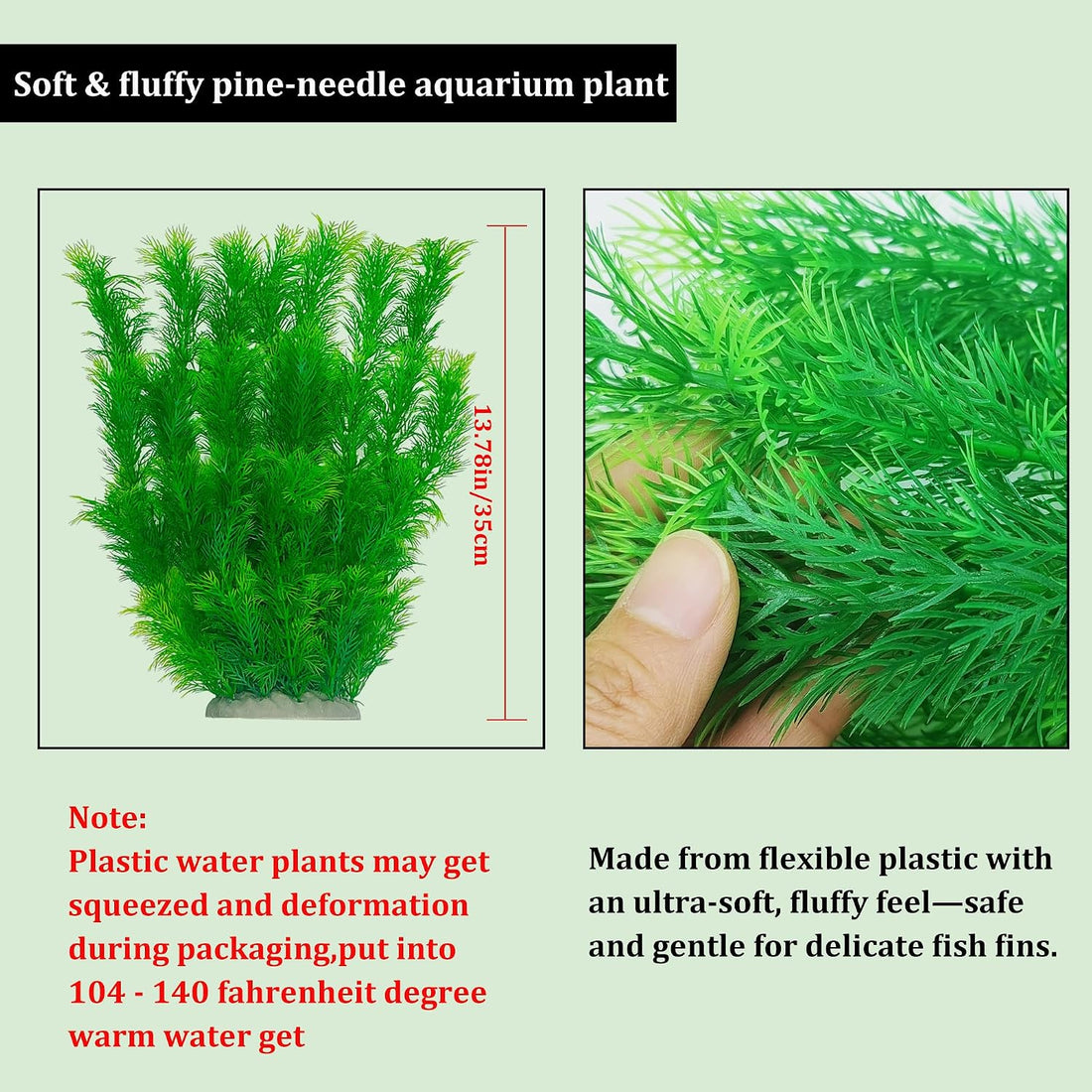 Extra Tall Aquarium Plants 23.6 Inch
