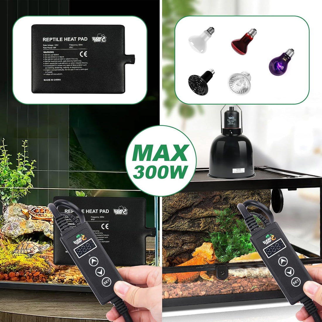 LUCKY HERP Reptile Dimming Thermostat
