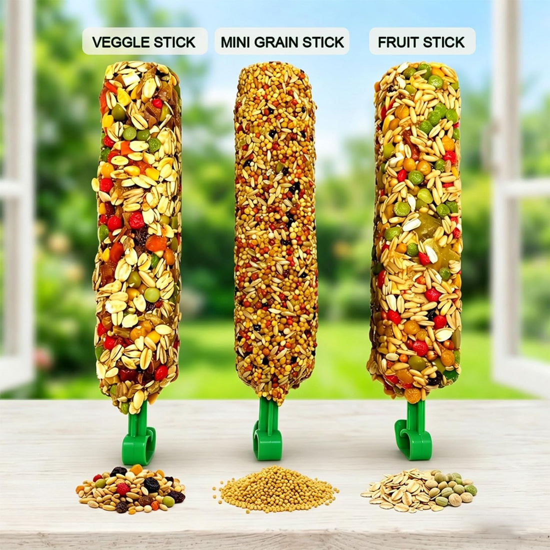 TINYFIELD Bird Treats Sticks