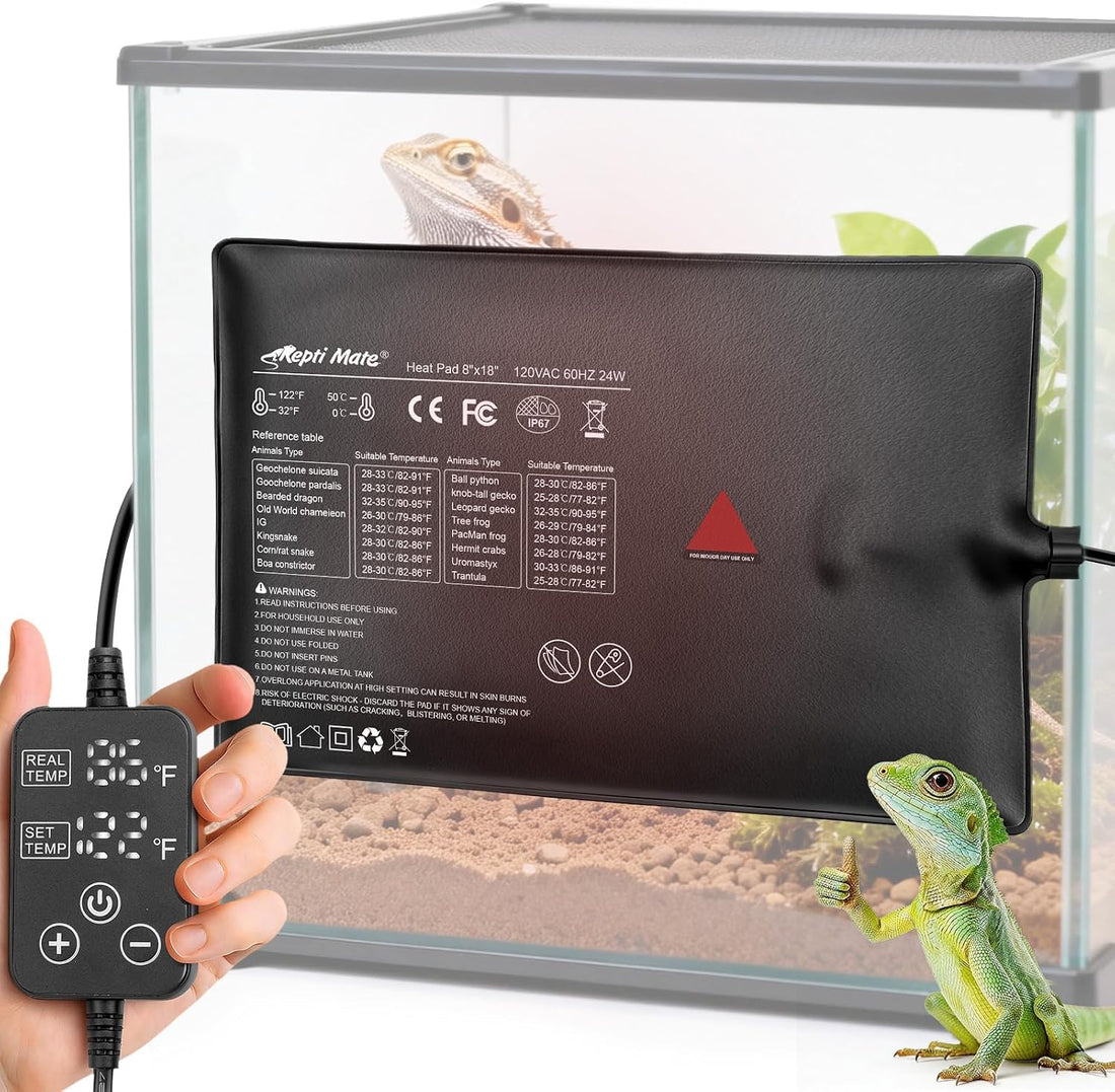 Reptile Heating Pad with Internal Sensor&Thermostat