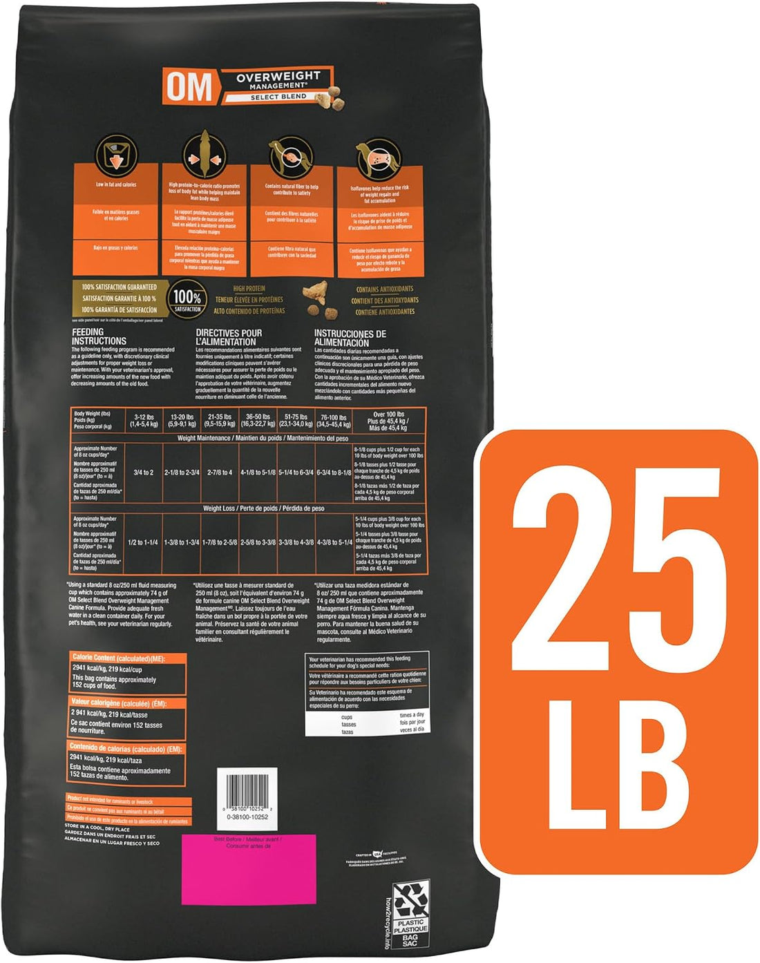 Pro Plan Veterinary Diets Purina OM Select Blend Overweight