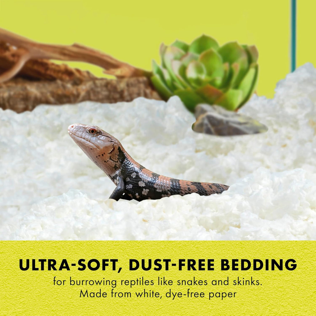 Zilla Reptile Comfort Bedding, Paper Bedding for Snakes, 24.6 Liters