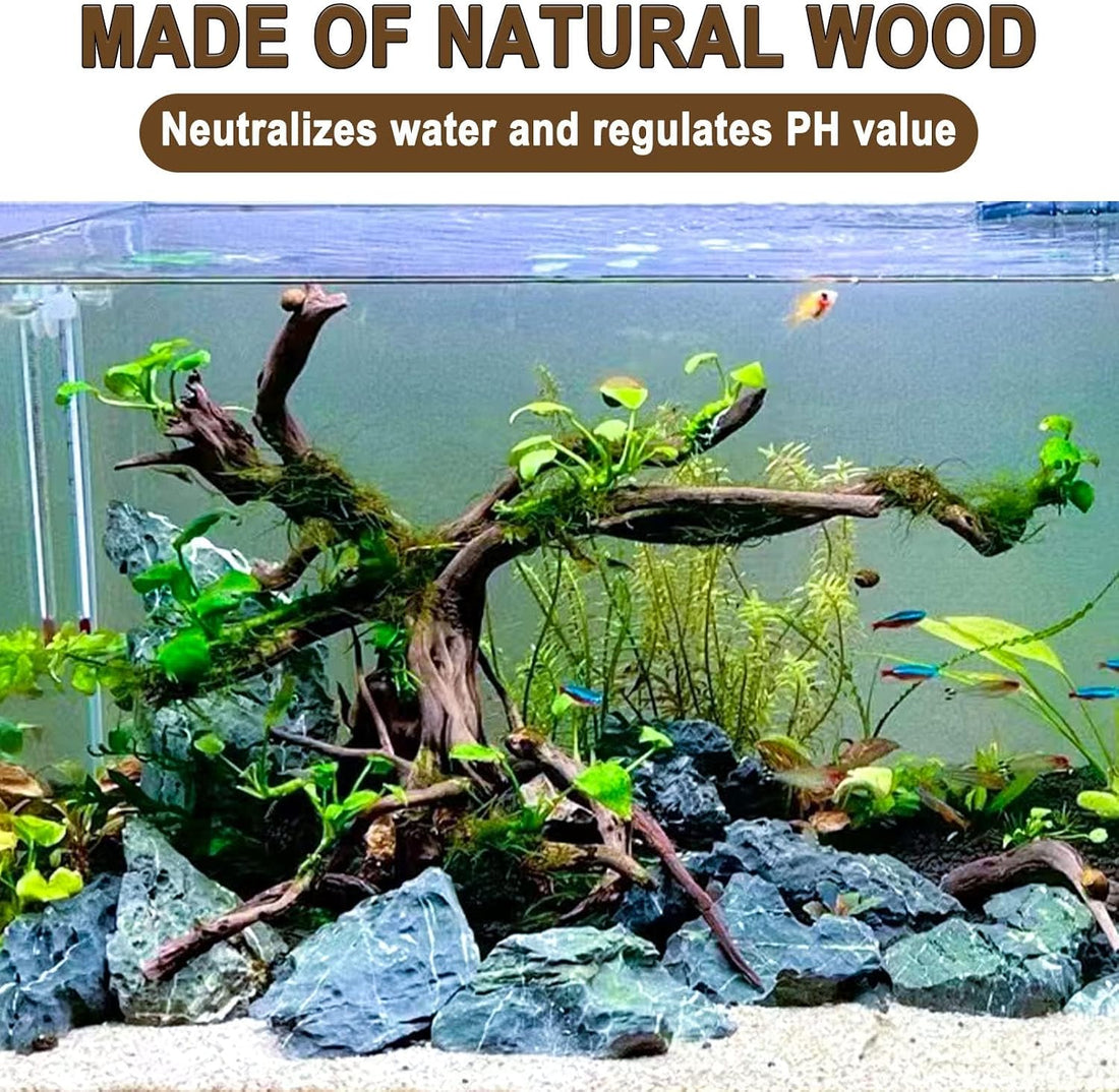 kathson 4Pcs Aquarium Driftwood