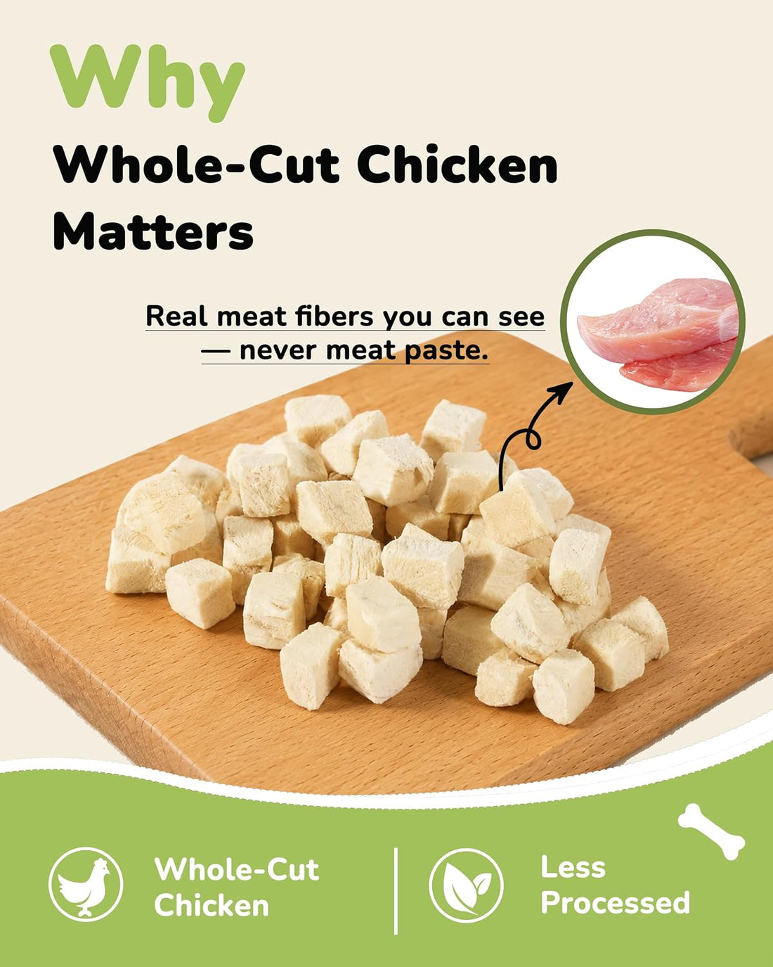 PAWUP Freeze Dried Chicken Dog Treats