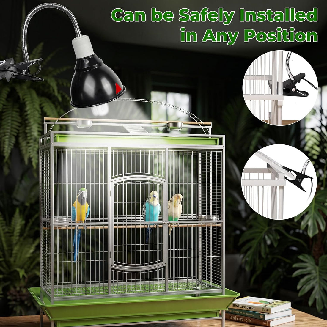GlowUp 2.4% UVB Bird Cage Light Combo Kit