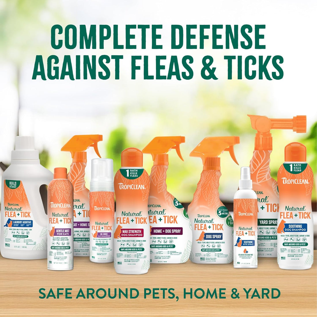 TropiClean Natural Flea Spray for Dogs & Home