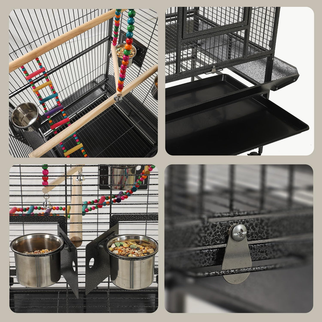 69 inch Large Bird Cages for Parrots,Large Parrot Cages for Large
