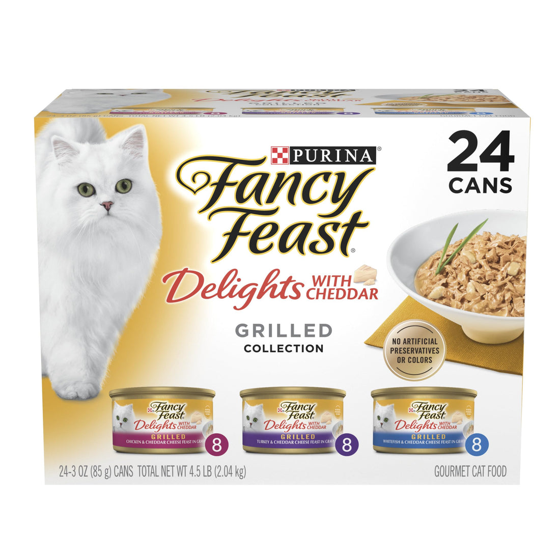 Purina Fancy Feast Delights with Cheddar Grilled Chicken