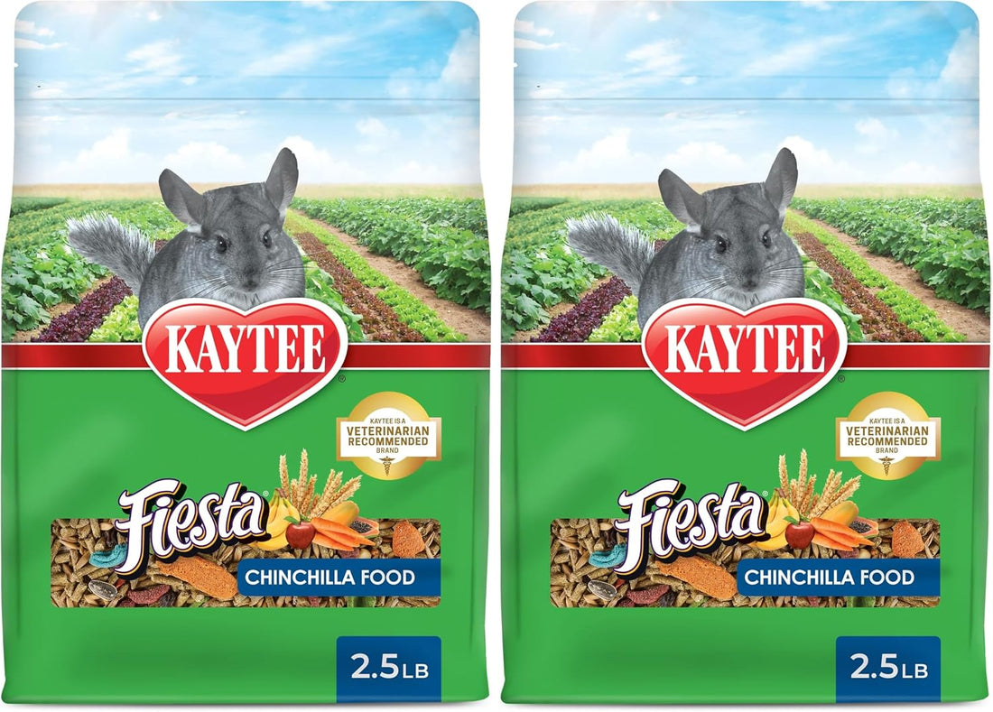 Kaytee Fiesta Chinchilla Food, Nutritious Blend, 2.5 Pounds