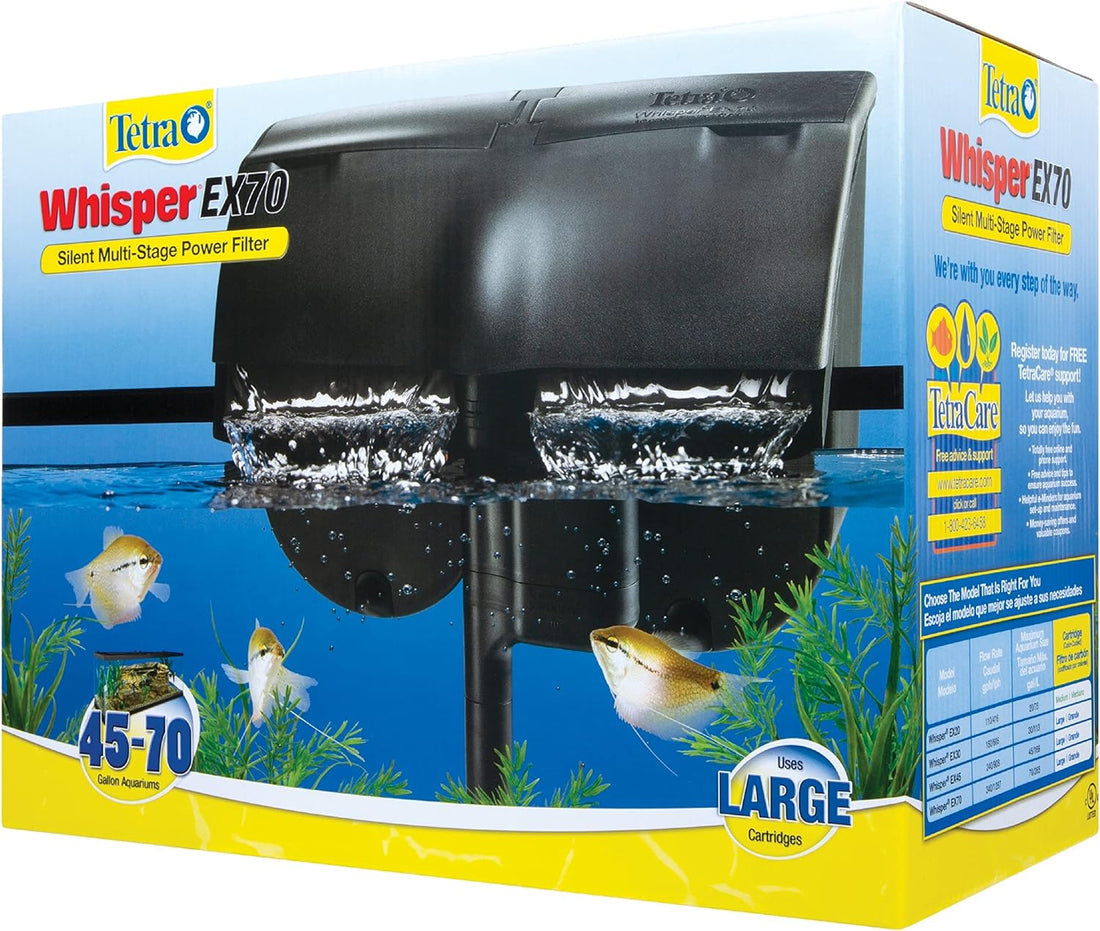 Tetra Whisper EX 70 Filter For 45 To 70 Gallon aquariums