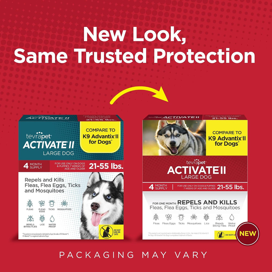 TevraPet Activate II Flea and Tick Prevention for Dogs