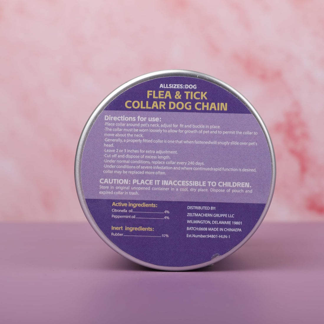 4 Pack Dog Collars for Small Medium Large Dog, Flea and Tick Collar