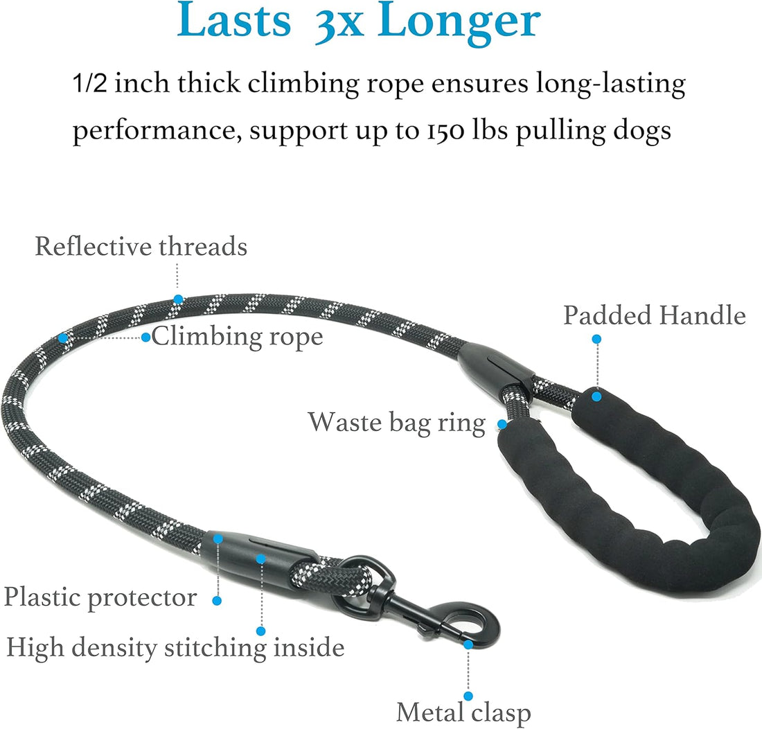 iYoShop Dual Dog Leash - 360° Swivel