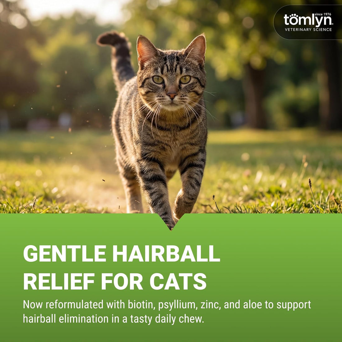 TOMLYN Laxatone Hairball Remedy Chews for Cats